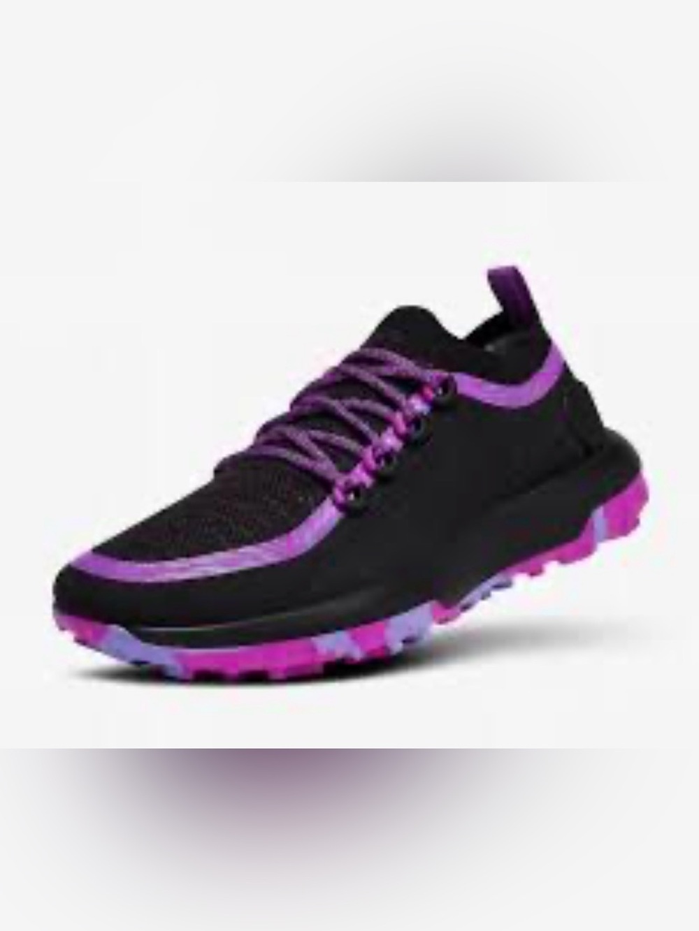 Allbirds Trail Runner SWT Hiking Shoes Running Black Purple Sneakers Size 10.5